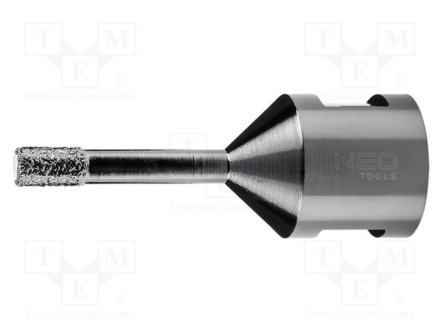 Diamond hole saw; Ø: 6mm; glaze,ceramic tile; Thread: M14