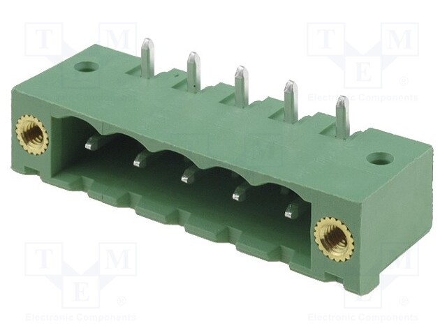 Pluggable terminal block; 5.08mm; ways: 5; angled 90°; socket