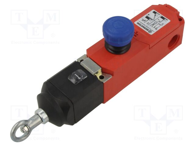 Safety switch: singlesided rope switch; NC x2 + NO x2; SR; IP67