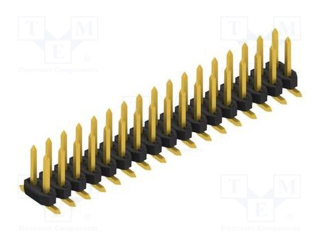 Connector: pin strips; pin header; male; PIN: 34; 2mm; SMT; 2x17