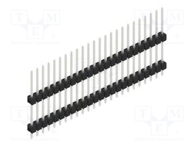 Connector: pin strips; pin header; male; PIN: 24; 2.54mm; THT; 1x24