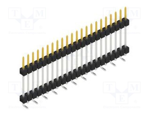 Connector: pin strips; pin header; male; PIN: 22; 2.54mm; SMT; 1x22