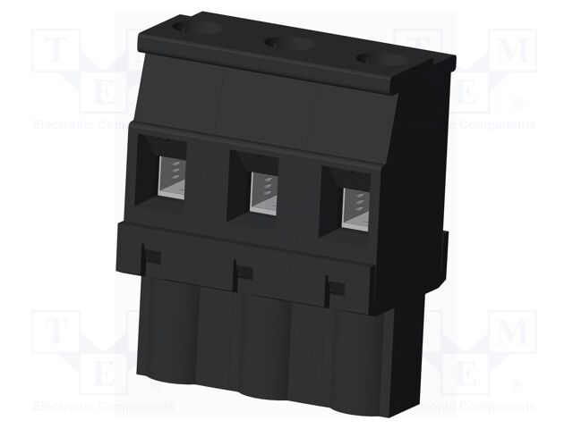 Connector: pluggable terminal block; plug; female; angled 90°