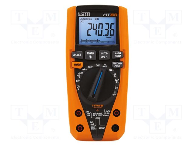Digital multimeter; LCD; 3,5 digit,4,5 digit; True RMS; IP40