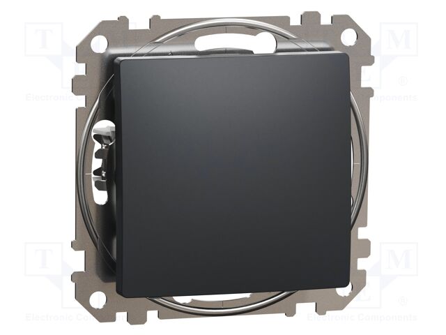 Two-way switch; 250VAC; IP20; plaster embedded,in mounting box