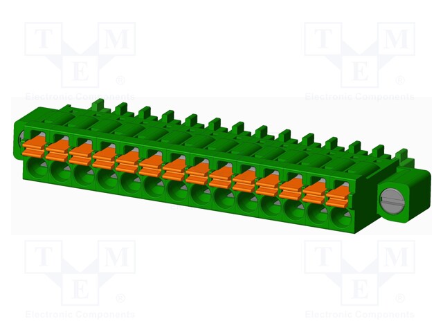 Connector: pluggable terminal block; plug; female; straight; 5.5A