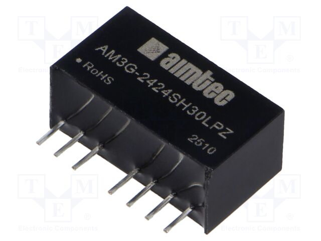 Converter: DC/DC; 3W; Uin: 18÷36V; Uout: 24VDC; Iout: 125mA; SIP8; THT