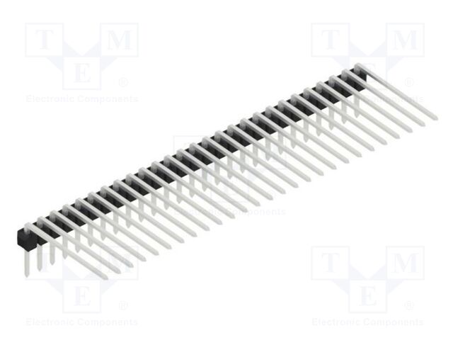 Connector: pin strips; pin header; male; PIN: 27; 2.54mm; THT; 1x27