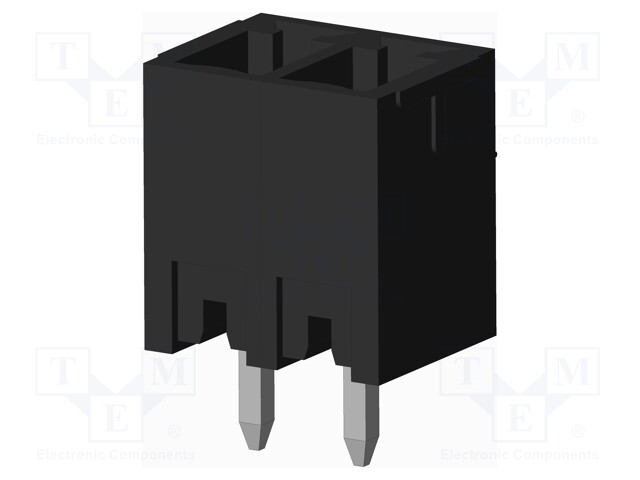 Connector: pluggable terminal block; socket; male; on PCBs