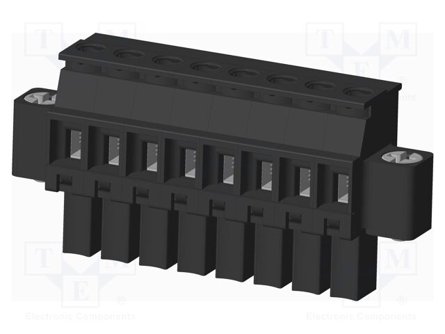 Connector: pluggable terminal block; plug; female; angled 90°