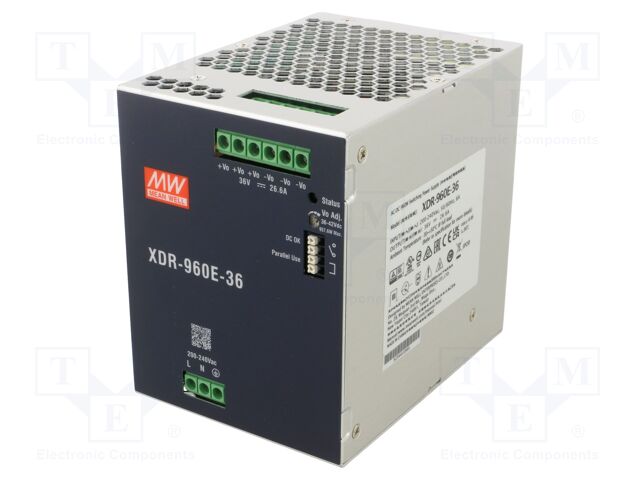 Power supply: switching; switching; 960W; 36VDC; 0÷26.6A; OUT: 1