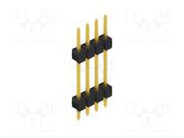 Connector: pin strips; pin header; male; PIN: 4; 2.54mm; THT; 1x4