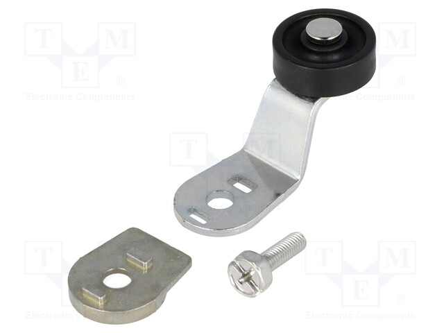 Driving head; lever R 40mm, plastic roller Ø20mm