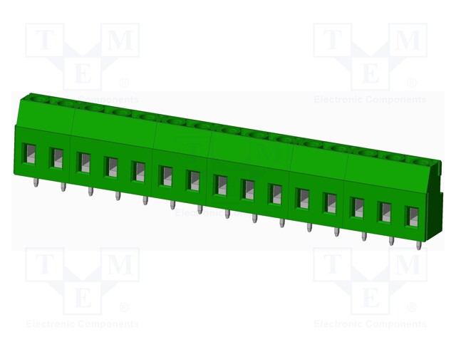 Connector: PCB terminal block; terminal; Plating: tinned; on PCBs