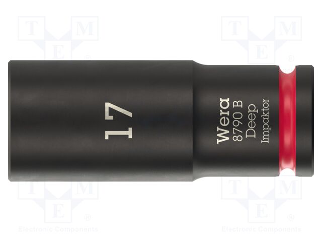 Socket; 6-angles,socket spanner,impact; HEX 17mm; 3/8"; IMPAKTOR