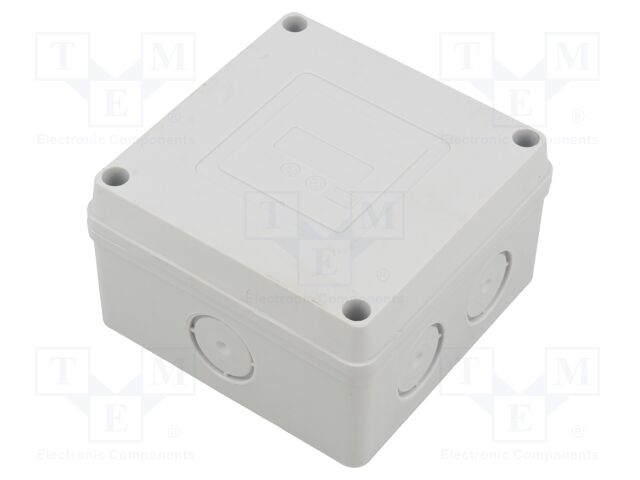 Enclosure: junction box; X: 89mm; Y: 52.5mm; Z: 89mm; wall mount