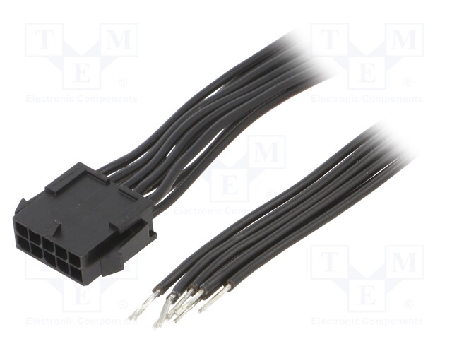 Cable; Micro-Fit 3.0; male,cables; PIN: 10; 0.4m; 4A; TLYp; 0.35mm2