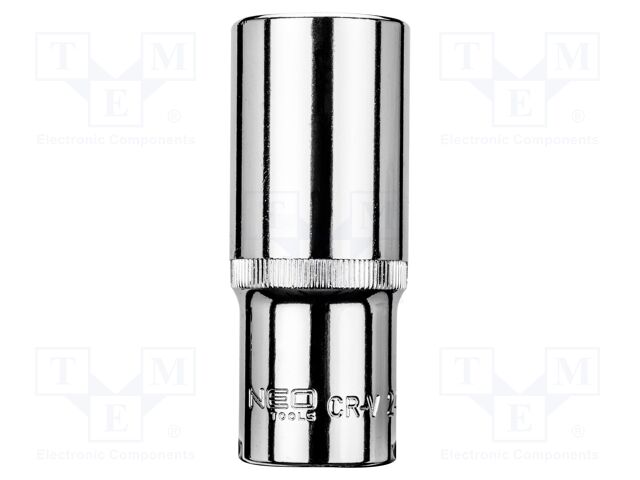 Socket; 6-angles,socket spanner; HEX 24mm; 1/2"; long