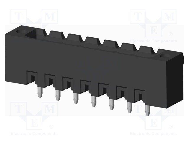 Connector: pluggable terminal block; socket; male; on PCBs