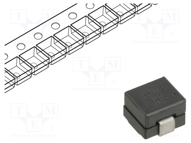 Inductor: wire; SMD; 105nH; Ioper: 43A; Isat: 34A; 7x7x4.95mm; 250uΩ
