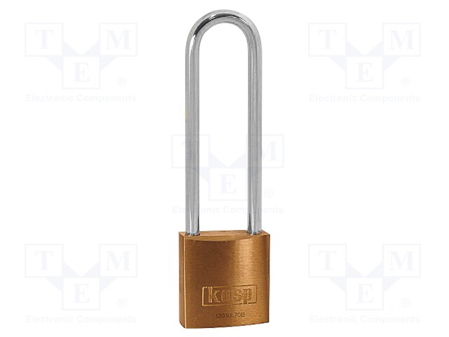 Padlock; brass; Application: gates,toolboxes,cabinets,sheds