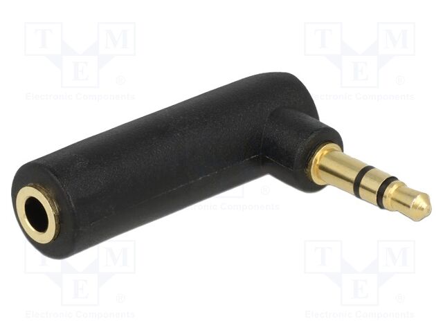 Adapter; Jack 3.5mm 3pin socket,Jack 3.5mm 3pin plug