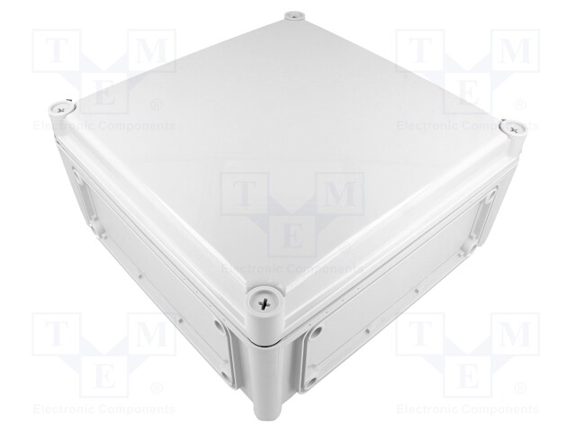 Enclosure: wall mounting; X: 280mm; Y: 280mm; Z: 130mm; EK; grey; IK08