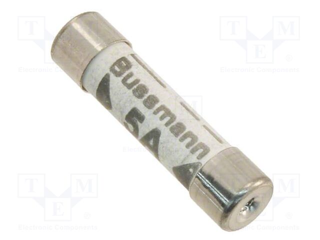 Fuse: fuse; medium time-lag; 5A; 240VAC; ceramic,cylindrical