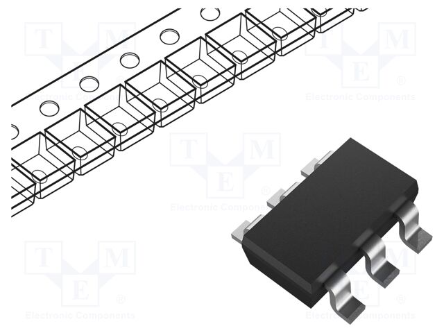 Diode: TVS array; 6V; 8A; 100W; common anode; SC70-6; Ch: 5