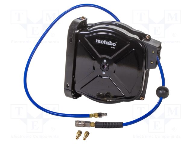 Hose recoiler SA 312; V: with compressed air hose; L: 12m; 12bar