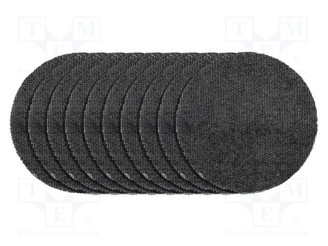 Cleaning cloth: sanding screen; Granularity: 180; Mounting: bur