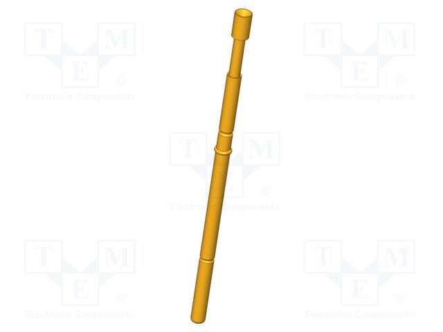 Test needle; Operational spring compression: 4mm; 5A; Ø: 2mm; 0.6N