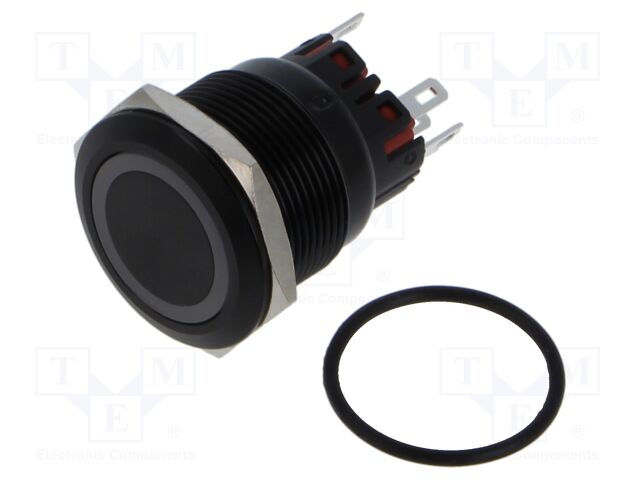 Switch: vandal resistant; Pos: 2; SPDT; 5A/250VAC; IP65; ON-ON; MP22