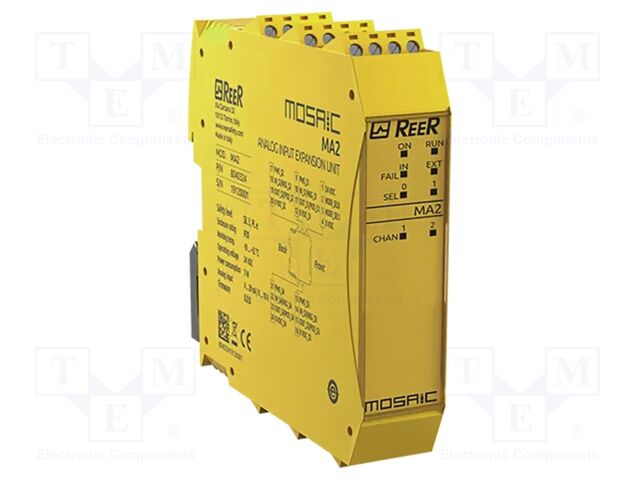 I/O extension module; 24VDC; IN: 2; for DIN rail mounting; IP20