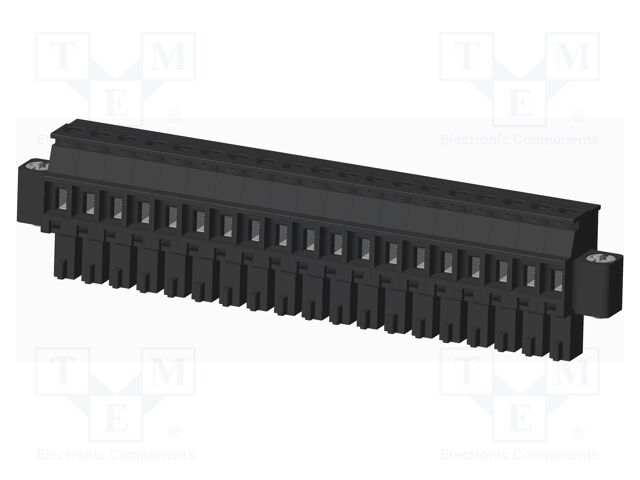 Connector: pluggable terminal block; plug; female; angled 90°