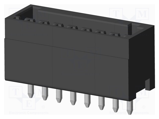 Connector: pluggable terminal block; socket; male; on PCBs