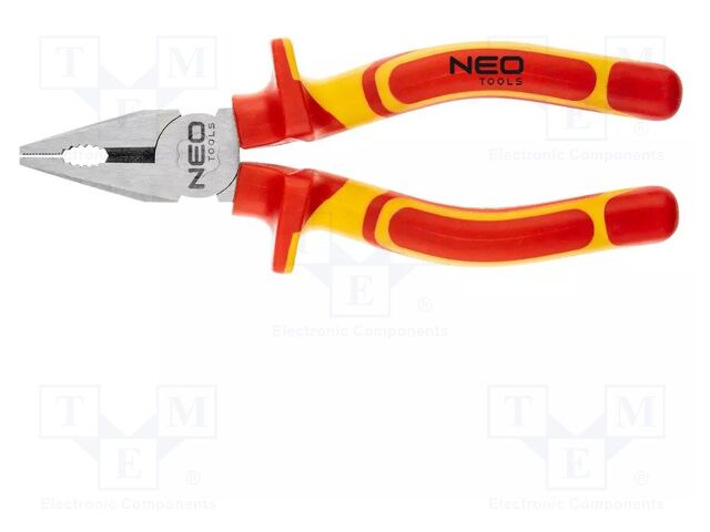 Pliers; insulated,universal; 160mm; Chrom-vanadium steel