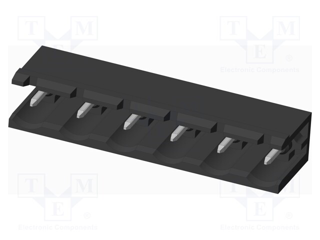 Connector: pluggable terminal block; socket; male; on PCBs