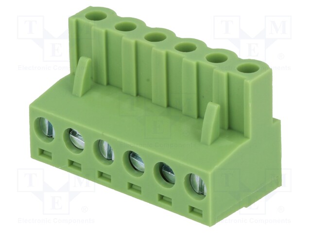 Pluggable terminal block; 5.08mm; ways: 6; straight; plug; female