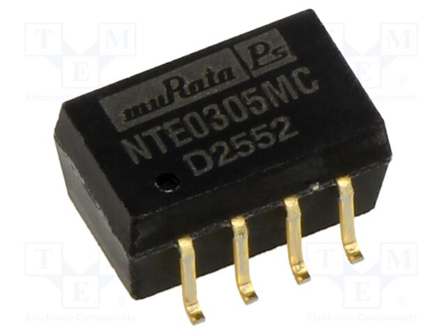 Converter: DC/DC; 1W; Uin: 2.97÷3.63V; 5VDC; Iout: 200mA; SMD; 110Hz