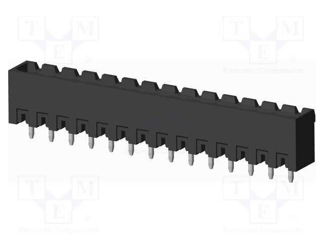 Connector: pluggable terminal block; socket; male; straight; THT