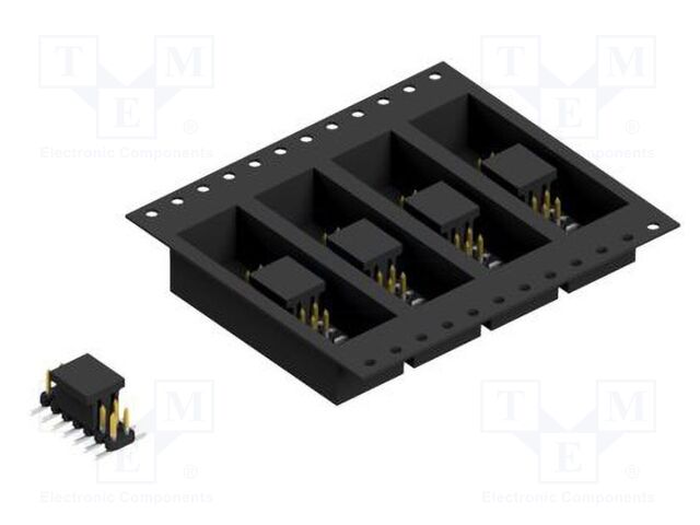Connector: pin strips; pin header; male; PIN: 14; 2mm; SMT; 2x7; 100V