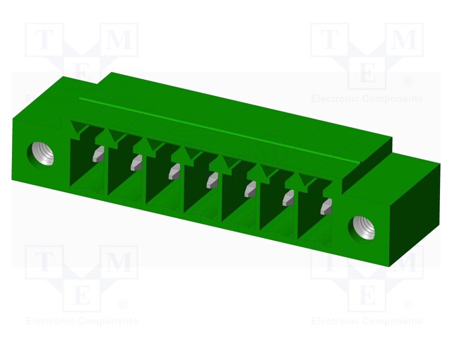 Connector: pluggable terminal block; socket; male; angled 90°