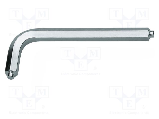 Wrench; hex key with protection; 5mm; Chrom-vanadium steel