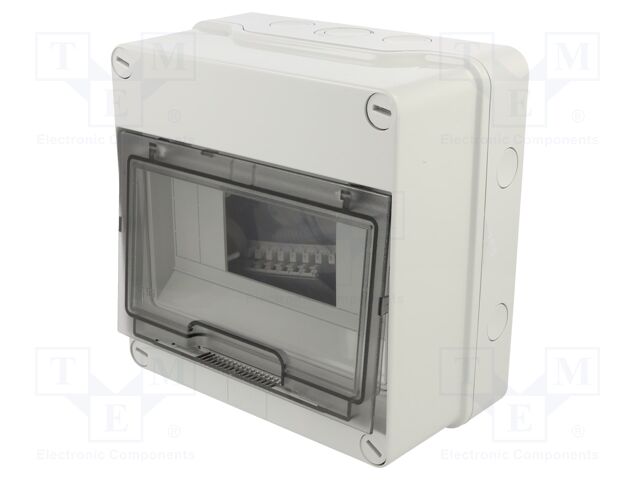 Enclosure: for modular components; IP55; wall mount; white; 40 CD
