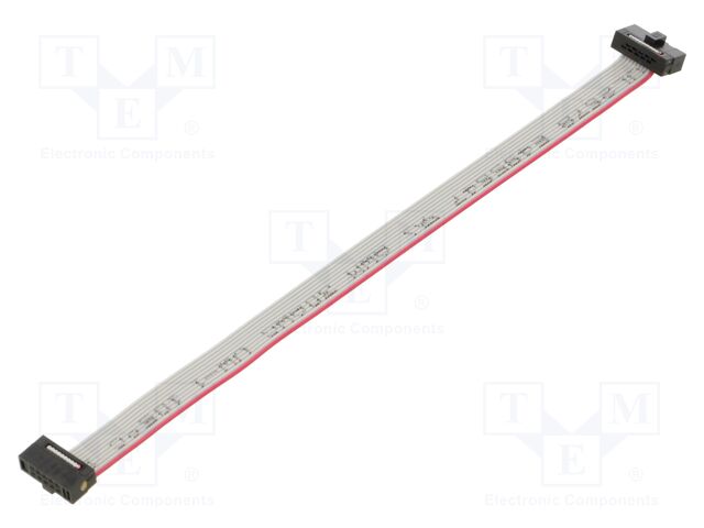 Ribbon cable with IDC connectors; Tape ph: 0.64mm; 133.35mm