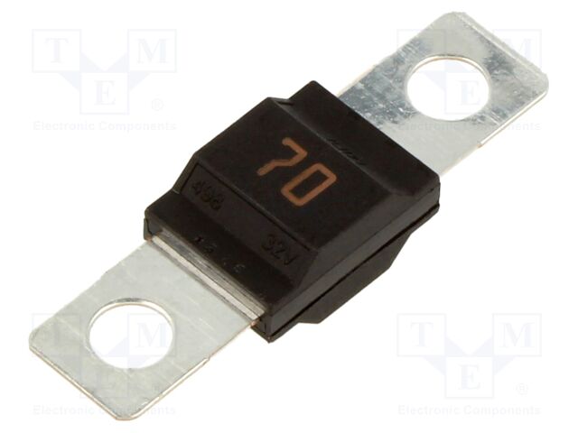 Fuse: fuse; 70A; 32VDC; medium time-lag; automotive; 41x12x8mm