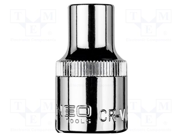 Socket; 6-angles,socket spanner; HEX 9mm; 1/2"