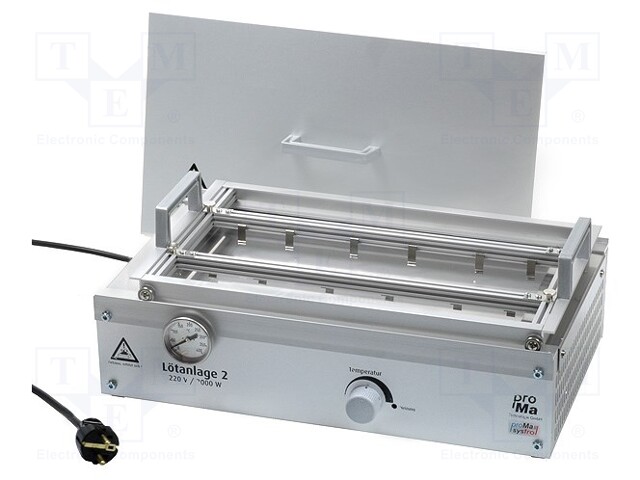 Device: for soldering and tinning; 2kW; 350x180mm; 230VAC