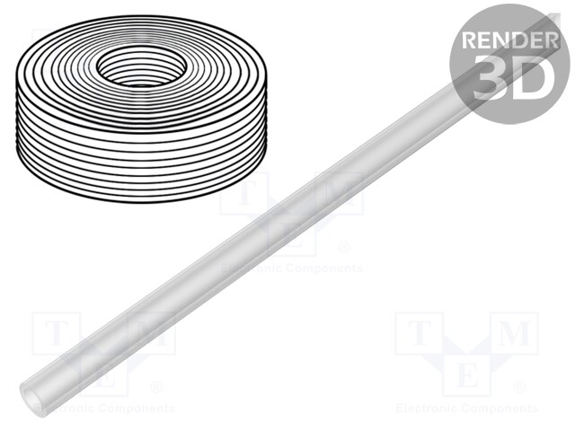 Pneumatic tubing; TPE-U; natural; 28mm; -0.95÷10bar